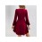 Women's Elegant Vintage Luxury Deep V-Neck Wedding Dress - Waist-Cinching A-Line Evening Gown with Long Sleeves, Tailored Fall/Winter Formal Party Gala Attire, V-Neck A-Line Dress (Machine Washable)