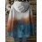 Women's Plus Size Oversized Hoodie - Pastel Blue Pink Purple Orange Ombre Gradient Print with Tree of Life & Bohemian Floral Design, Long Sleeve Round Neck Pullover Sweatshirt, All-Season Casual Comfortable Sweater for Women (No Belt/No Accessories Included) - Geometric Pattern, Front Pocket, Hand Wash Dry Clean, Relaxed Fit, Vibrant Colors, Bohemian Style, Plus Size Fashion, Hoodies for Women Plus Size, Plus Size Women Clothing Fleece Hoodie, Plus Size Sweatshirts for Women,